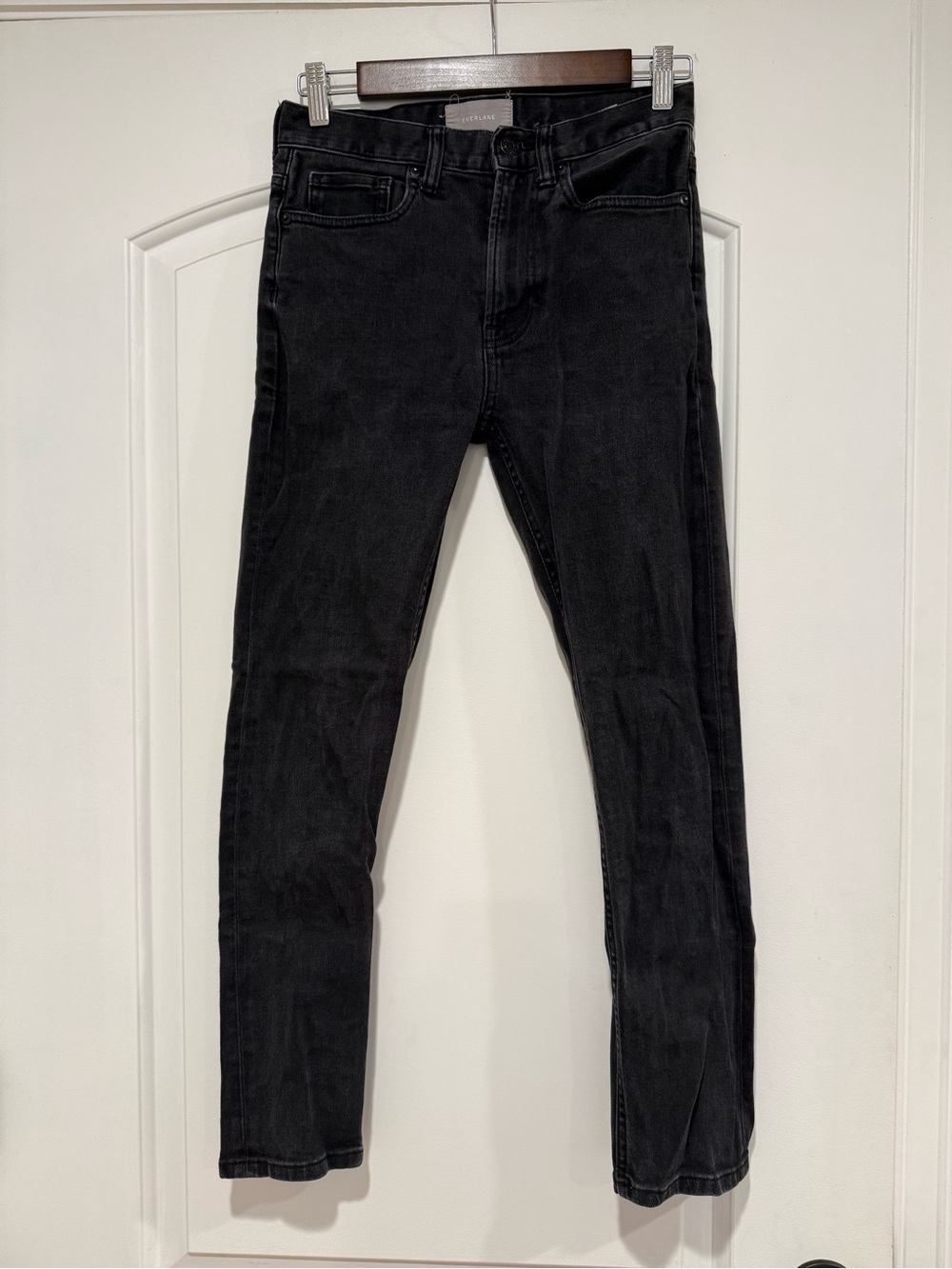 Everlane women’s black high-rise slim fit jeans - size 24